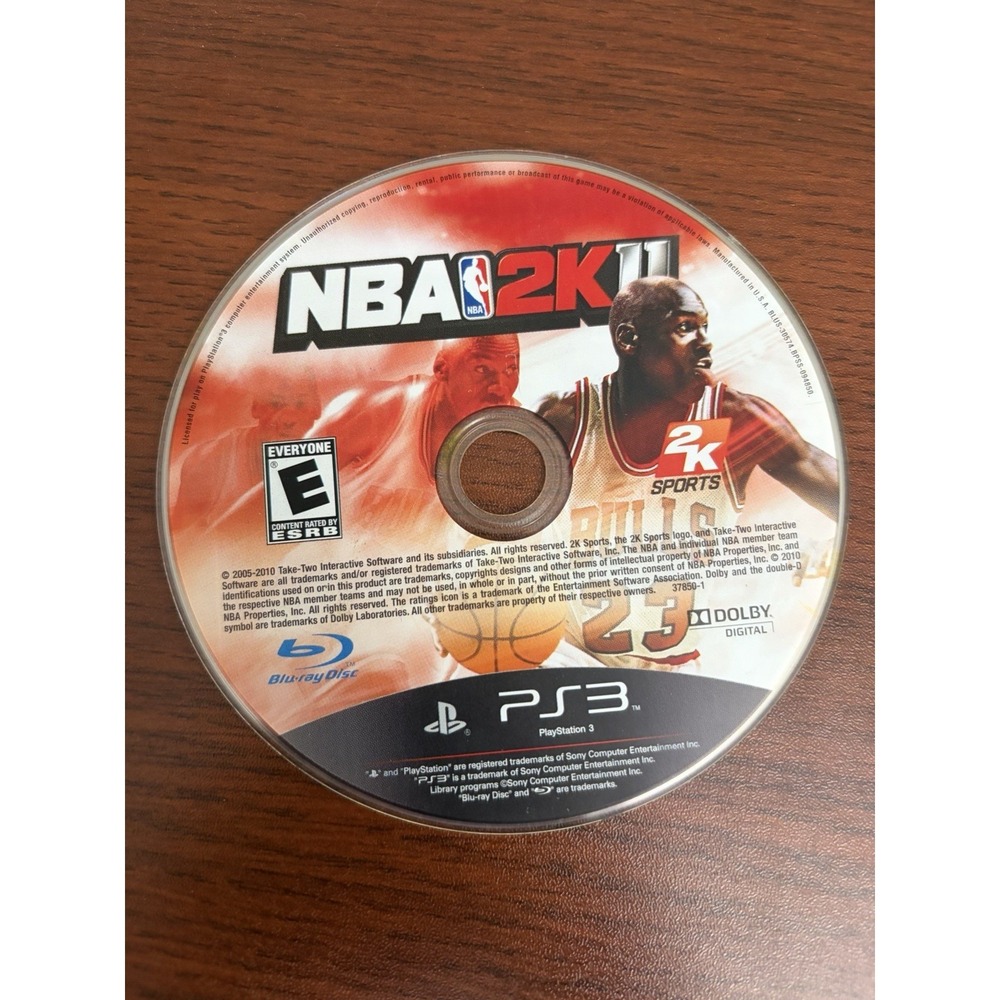 NBA‎ 2K11 (Sony PlayStation 3, 2010) Disc Only Video Game PS3